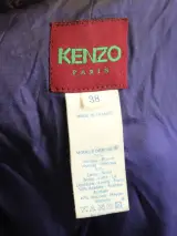 Kenzo Paris klassiek wollen damesmantelpakje in paarse tinten – foto 6 – kavel bij De Kringwinkel, Antwerpen