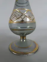 Decoratief glazen parfumflesje met gouden accenten – foto 2 – kavel bij De Kringwinkel, Diest