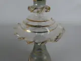 Decoratief glazen parfumflesje met gouden accenten – foto 3 – kavel bij De Kringwinkel, Diest