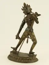Messing beeld van een Vajrayogini – foto 2 – kavel bij De Kringwinkel, Antwerpen