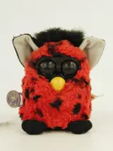 Vintage Furby Original – rood/zwart – foto 2 – kavel bij De Kringwinkel, Antwerpen