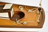 Groot houten scheepsmodel van klassieke zeilschoener, 120 cm – foto 5 – kavel bij De Kringwinkel, Turnhout