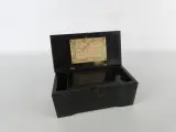 Vintage cilinder-muziekdoos ca. 1880-1890, 4 melodieën – kavel bij De Kringwinkel, Heverlee