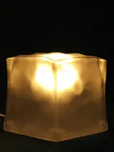 IKEA IVIken Ice cube vintage nacht of tafellampje – foto 3 – kavel bij De Kringwinkel, Antwerpen