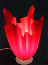 Sculpturale lamp (Stijl Georgia Jacob 'Corolle') – foto 7 – kavel bij De Kringwinkel, Antwerpen