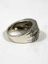925 Zilveren Ring met Steentjes – foto 4 – kavel bij De Kringwinkel, Dilsen
