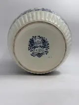 Delfts Blauwe Bloempot – Made for Royal Sphinx by Boch – foto 3 – kavel bij De Kringwinkel, Gent