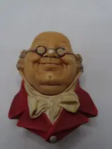 Set van 5 decoratieve wandmaskers met historische figuren – foto 9 – kavel bij De Kringwinkel, Oostende