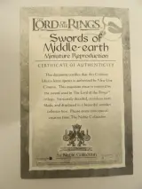 Swords of Middle-earth Miniature Reproduction - The Lord of the Rings (The Noble Collection) – foto 5 – kavel bij De Kringwinkel, Leopoldsburg