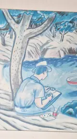 Lithografie Javier de Juan – foto 4 – kavel bij De Kringwinkel, Lochristi