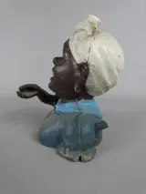 Vintage gietijzeren spaarpot figuur – foto 2 – kavel bij De Kringwinkel, Diest