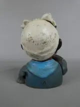 Vintage gietijzeren spaarpot figuur – foto 3 – kavel bij De Kringwinkel, Diest