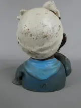 Vintage gietijzeren spaarpot figuur – foto 6 – kavel bij De Kringwinkel, Diest