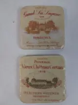 Acht decoratieve vintage onderzetters met Franse wijnetiketten – foto 4 – kavel bij De Kringwinkel, Waardamme
