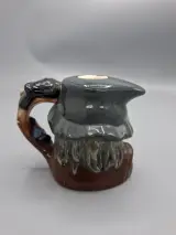 Vintage Royal Doulton Toby Jug "Rip Van Winkle" (D6463) – Handgeschilderd Engels Aardewerk – COPR 1954 – foto 2 – kavel bij De Kringwinkel, Waardamme