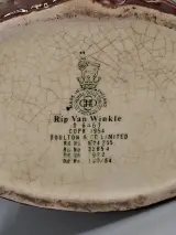 Vintage Royal Doulton Toby Jug "Rip Van Winkle" (D6463) – Handgeschilderd Engels Aardewerk – COPR 1954 – foto 5 – kavel bij De Kringwinkel, Waardamme
