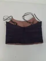 korset-stijl crop top met spaghettibandjes van de RAFFA Boutique, size 40 – foto 2 – kavel bij De Kringwinkel, Waardamme