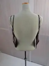 korset-stijl crop top met spaghettibandjes van de RAFFA Boutique, size 40 – foto 3 – kavel bij De Kringwinkel, Waardamme