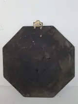 Prachtig Oosters Gelakt Wandpaneel – Achtkantig met Parelmoer Inleg (Junk op Zee) – foto 4 – kavel bij De Kringwinkel, Waardamme