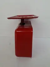Vintage Stube Keukenweegschaal – Felrood – W.-Germany (Tot 10 kg) – foto 2 – kavel bij De Kringwinkel, Waardamme