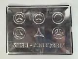 Metalen wandbord: Mercedes – foto 2 – kavel bij De Kringwinkel, Waardamme