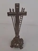 Antiek staand altaarkruis (Arma Christi) – foto 2 – kavel bij De Kringwinkel, Waardamme