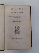 Antiek boek: "Le Christ devant le siècle, ou Nouveaux témoignages des sciences en faveur du catholicisme" – foto 4 – kavel bij De Kringwinkel, Waardamme