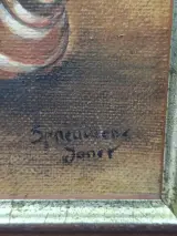 Authentiek Olieverfschilderij "Gele Bloemen in Koperen Pot" – Gesigneerd door Spreuwers Janet! – foto 2 – kavel bij De Kringwinkel, Waardamme