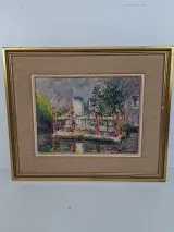 Prachtig impressionistisch schilderij – Maurice Helewaut (Brugge, 1920–2007) – kavel bij De Kringwinkel, Waardamme
