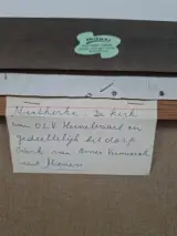 Sfeervol Vlaams Landschap: "Dorpsgezicht Meetkerke" – Origineel Olieverf op Doek door Omer Vermeersch – foto 4 – kavel bij De Kringwinkel, Waardamme