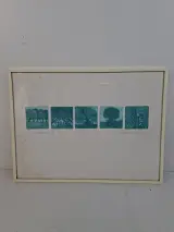 Originele Genummerde Ets: "La promenade du solitaire" – Kunst uit 1984 (Oplage 36/60) – kavel bij De Kringwinkel, Waardamme