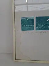 Originele Genummerde Ets: "La promenade du solitaire" – Kunst uit 1984 (Oplage 36/60) – foto 4 – kavel bij De Kringwinkel, Waardamme