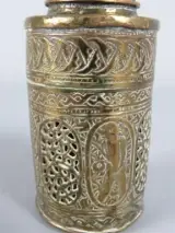 Antiek Koperen Krekeldoosje met Cloisonné-Emaillering – foto 2 – kavel bij De Kringwinkel, Diest