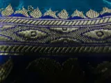Traditionele turquoiseblauwe sari-set – foto 9 – kavel bij De Kringwinkel, Heverlee