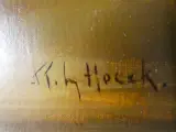Olieverfschilderij "Stilleven met aardbeien" – gesigneerd Raymond van Hoeck – foto 4 – kavel bij De Kringwinkel, Heverlee