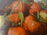 Olieverfschilderij "Stilleven met aardbeien" – gesigneerd Raymond van Hoeck – foto 5 – kavel bij De Kringwinkel, Heverlee