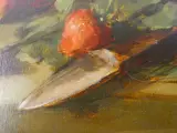 Olieverfschilderij "Stilleven met aardbeien" – gesigneerd Raymond van Hoeck – foto 10 – kavel bij De Kringwinkel, Heverlee