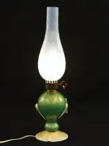 Murano Glazen Sfeerlamp met Opaline Kap – Italië – foto 7 – kavel bij De Kringwinkel, Antwerpen