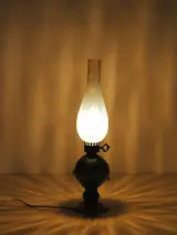 Murano Glazen Sfeerlamp met Opaline Kap – Italië – foto 8 – kavel bij De Kringwinkel, Antwerpen