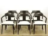 Lot van 6 Porada designer stoelen - Italy – kavel bij De Kringwinkel, Antwerpen