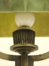 Art-deco tafellamp met groen gemarmerd glas – foto 7 – kavel bij De Kringwinkel, Antwerpen