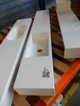 Fontein planchet, wit, 120x20x10cm – kavel bij Onlineveilingmeester, Assen