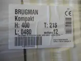 Paneelradiator, Brugman, Compact, wit, T21 400x480 – foto 3 – kavel bij Onlineveilingmeester, Assen