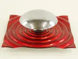 Wandlamp rood glas/chrome | Neuhaus / Pan / Globen AB – foto 6 – kavel bij De Kringwinkel, Antwerpen