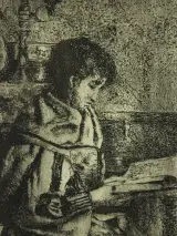 Henri De Braekeleer (1840–1888) – De Lezeres – foto 4 – kavel bij De Kringwinkel, Antwerpen