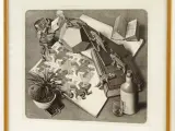 M.C. Escher reproductie prints Reptielen/Drie werelden – foto 3 – kavel bij De Kringwinkel, Antwerpen