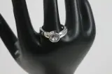 Zilverkleurige juwelenset (Ring en halsketting) – foto 4 – kavel bij De Kringwinkel, Brecht