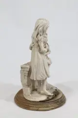Vintage sculptuur grote zus en haar broertje - Giuseppe Armani – foto 5 – kavel bij De Kringwinkel, Brecht