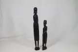 2 Afrikaans houten beeldjes – kavel bij De Kringwinkel, Brecht