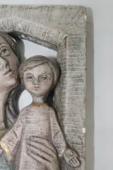Vintage wandplaat Maria met kind Jezus – foto 4 – kavel bij De Kringwinkel, Brecht